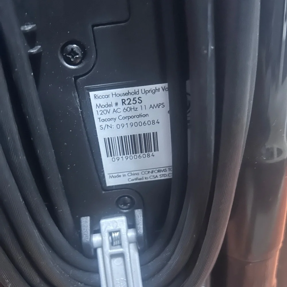 Riccar R25 Standard Upright Vacuum R25S.2
